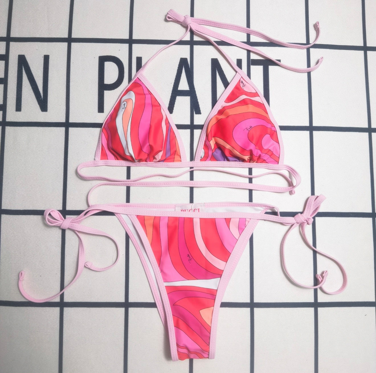 Cotton Candy Waves Pucci Two Piece