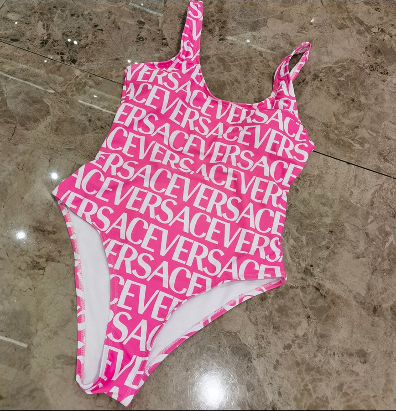 Pink Runway Versace One Piece