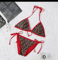 Red Temptation Fendi Two Piece