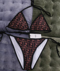 Noir Monogram Fendi Two Piece