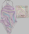 Cotton Candy Coast Pucci One Piece-Scarf/Cover Up